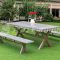 2022 Furniture Spotlight: Outdoor Wood Dining Set With Bench